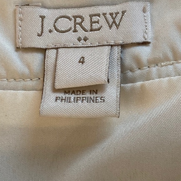 J Crew Factory Striped Lined Skirt Sz 4 - Picture 7 of 8